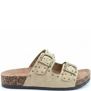 HEAVENLY FEET WOMENS SANDAL - BEIGE